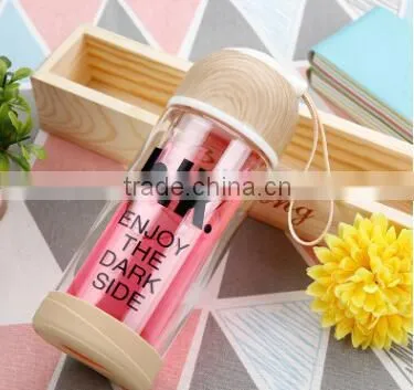 High Quality Double Wall Glass Water Bottle photo-3