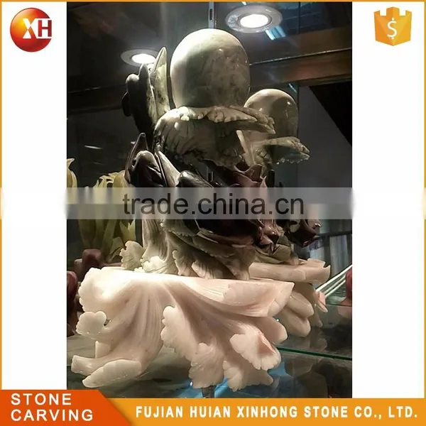 Precious Lively A Grade Natural Jade Horse Statue photo-6