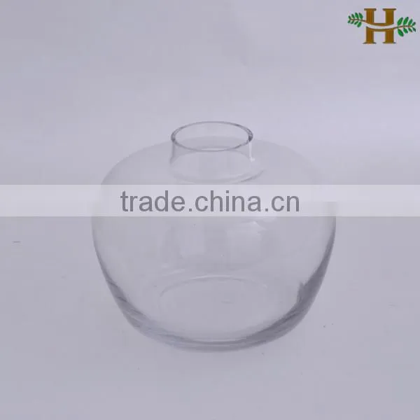 Clear glass candle holder wholesale