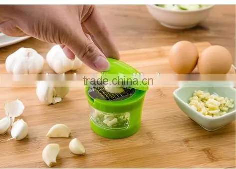 Cy283 Mini Multifunction 2 Stainless Steel Blades Garlic Press Chopper Mincer photo-4