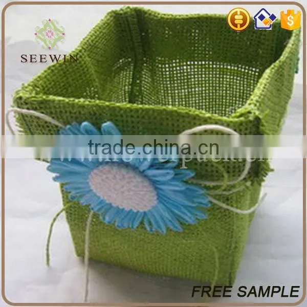 Home Decor Mesh Fabric Flower Pot Cover photo-3