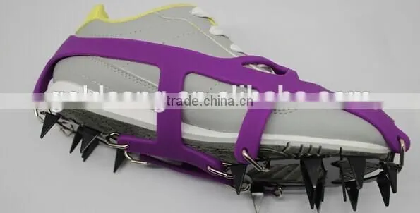 Five Teeth Rain and Snow Weather or Leisure Fishing Anti-skid Silicone Crampon photo-4