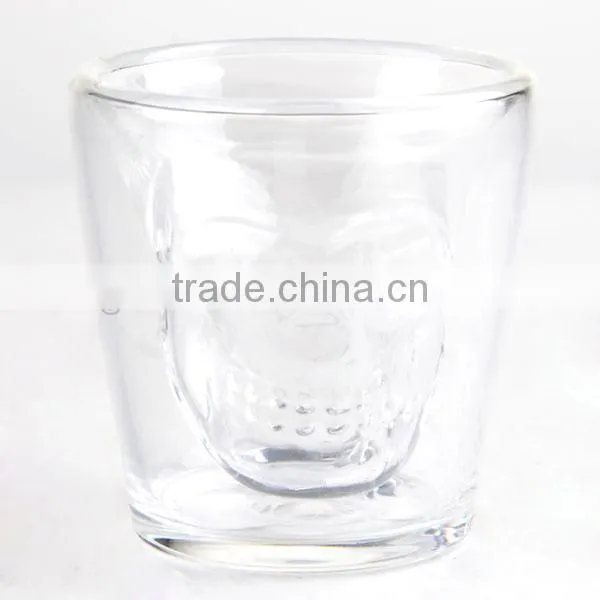 3oz Borosillicate Double Wall Tumbler Skull Shot Glass photo-2