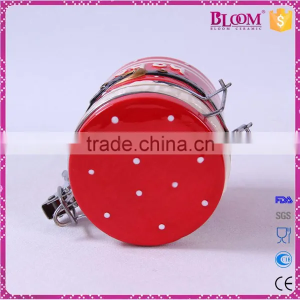 Iron Desgin Ceramic Christmas Wholesale Cookie Jars photo-5