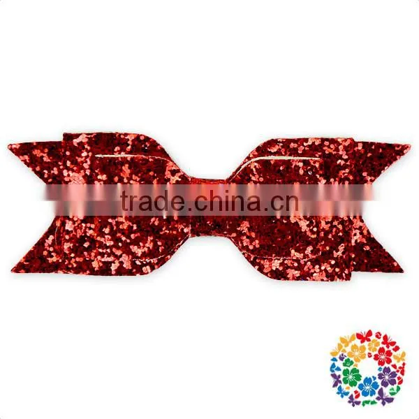 Wholesale Awesome Gold Sequins Bows With Clips Back photo-6