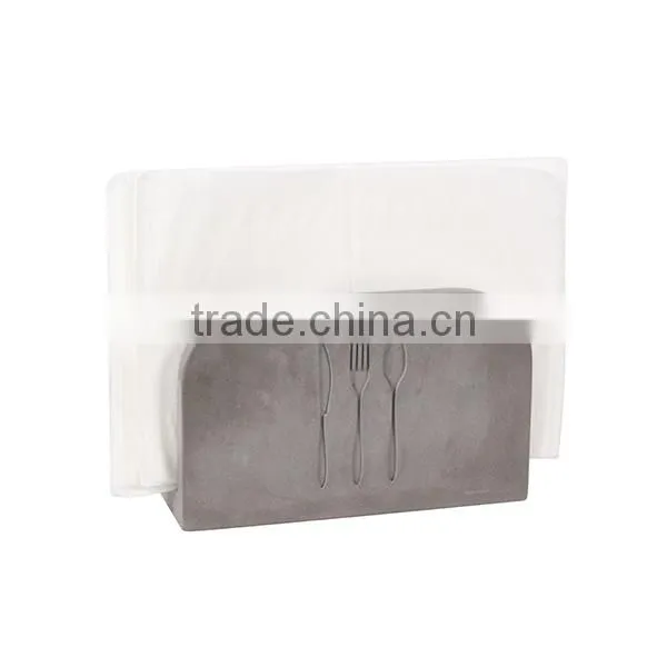 Hot Sale Kitchen Accessories Novel Concrete Tissue Holder / Knife Holder for Wholesale photo-5