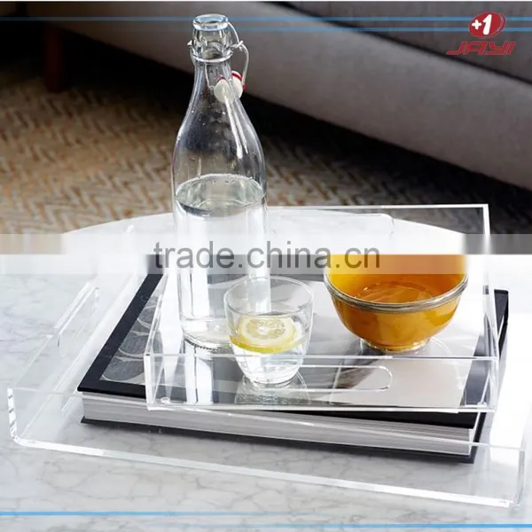 Low Cost Clear Acrylic Serving Trays Wholesale photo-3