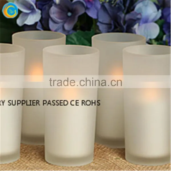 Tall Tableware Oil Lamp Fiberglass Wicks Candle Jar photo-3
