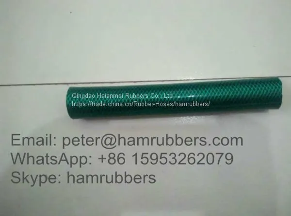 High Strength Fiber Reinforced Green PVC Garden Hose