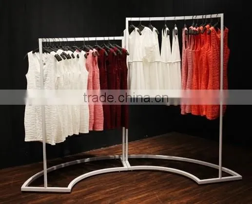 Custom Made Clothes Island Arc Hanger Display photo-2