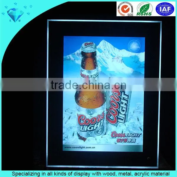 Table Top Stand Acrylic Crystal Lighting LED Photo Frame With Screw photo-4