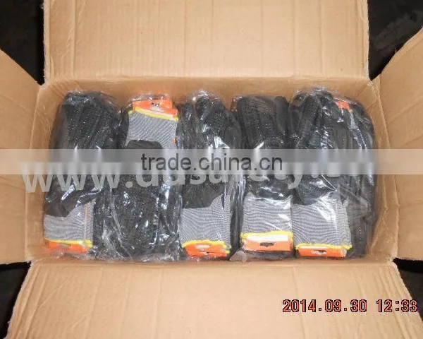 DDSAGETY With 5Years Experience Grey Nylon Coated Nitrile With Mini Dots PVC photo-6