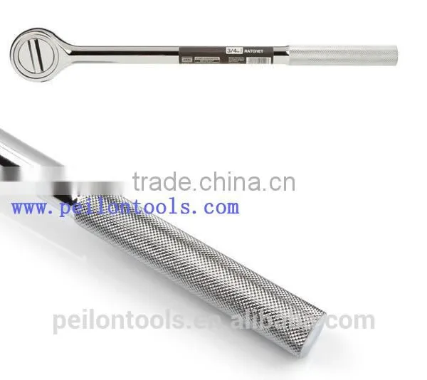 Carbon Steel Handle Wrench 3/4 '' Drive x 17'' Round Head Ratchet Combination Wrench photo-2