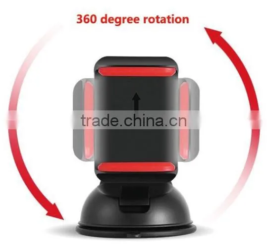 Universal 360 Degree Car Mobile Phone Holder , Car Mount For Iphone 5 6 Plus Galaxy Note photo-3