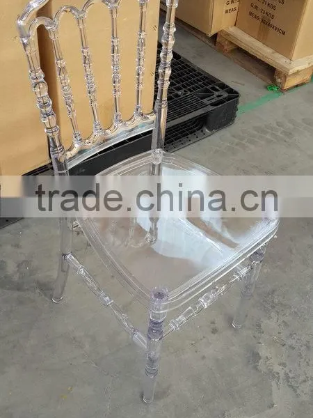 China Manufacturer Cheap Wedding Acrylic Chairs Transparent Plastic Napoleon Chairs photo-2