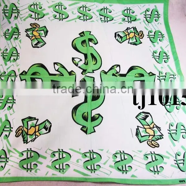 China Factory Manufacturing Black Skull Bandana With Printed Spider and Web photo-3
