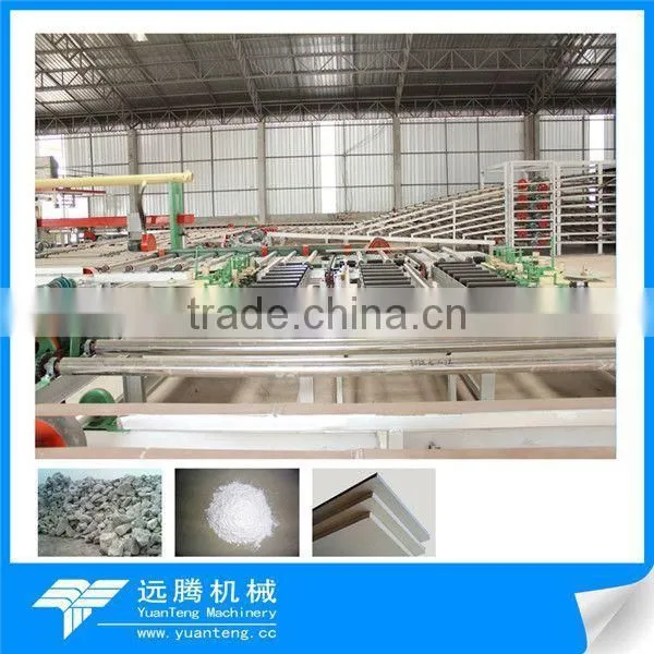 Full Automatic Gypsum Board Production Line,Fireproof Gypsum Board Line