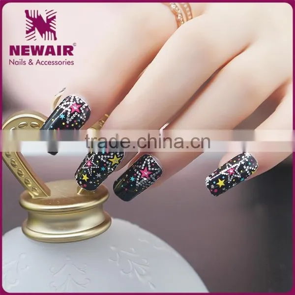 New Air High Quality Glitter Stickers Custom Nail Wraps Printing photo-6