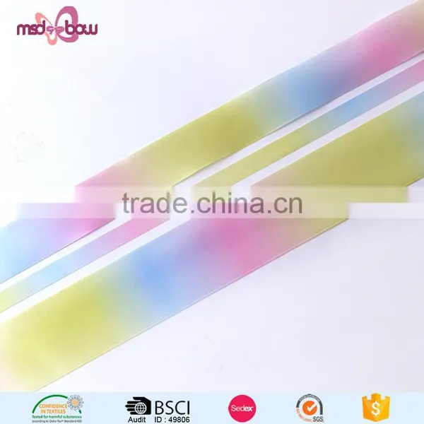 Personalized Rainbow Coloured Printed Organza Ribbon photo-4