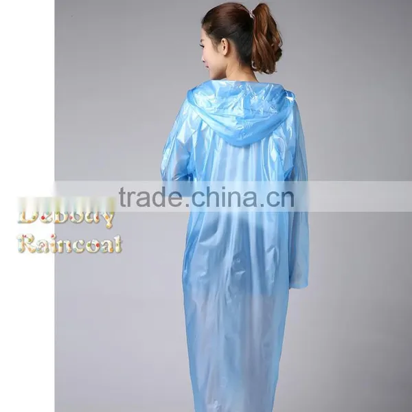 Beautiful Adult Long 100% Women PVC Raincoat photo-4