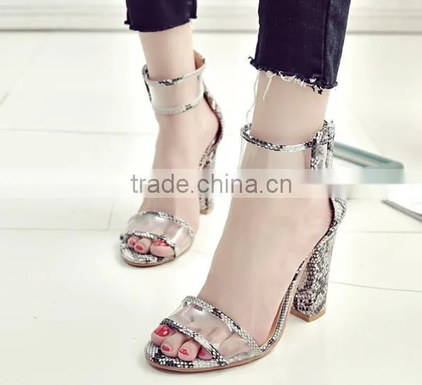 Zm50081b Hot Sell High Heel Ladies Sandals Plus Size Ladies Shoes photo-5