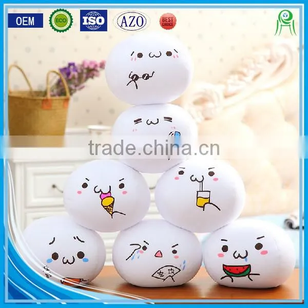 OEM Polyester Foam Baby Throw Pillow/wholesale Emoji Decorative Pillow/custom Neck Travel Pillow photo-2