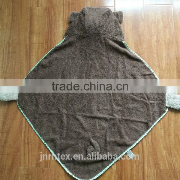Monky Cotton Animal Baby Towel With Hood,custom Baby Hooded Towel photo-3