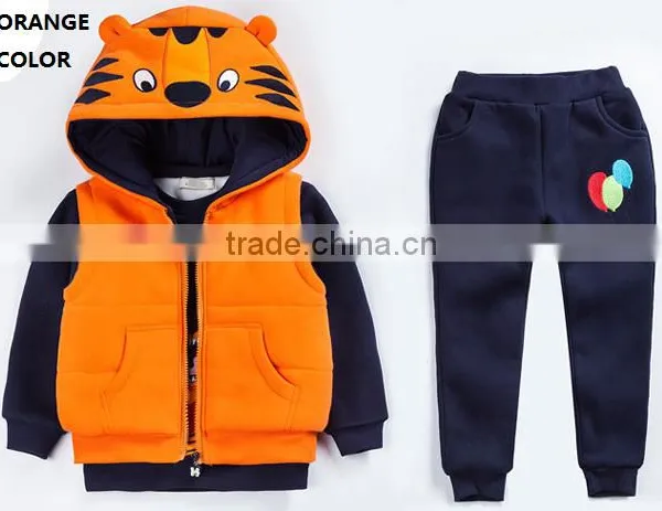 Wholesale Manufacture Children Kids Clothing Girls 3 Pieces Winter Clothes Sets photo-4