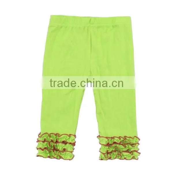 2017 Kids Clothing Girl Ruffle Pants Girl Capri Baby Icing Ruffle Sew Sassy Icing Legging photo-4