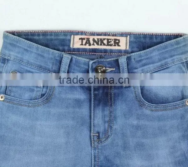 Boys Acid Blue OEM/Wholesale HIGH-END100% Cotton Jeans Kids Fashion Denim Jean photo-3