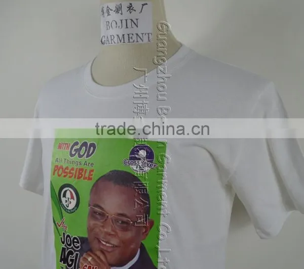 Customized Cheap Election Campaign Tshirt 2015 photo-2