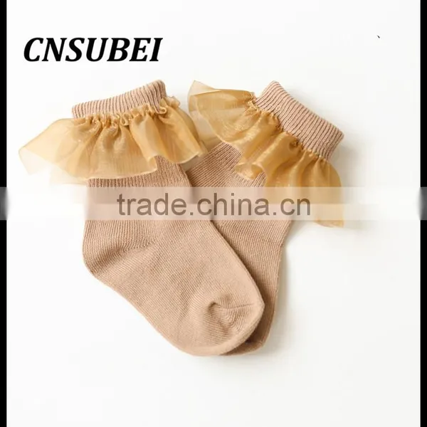 2016 Spring and Summer Korean Children Cotton Lace Socks photo-6