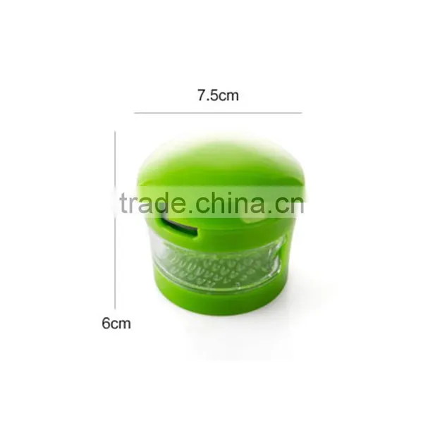 Garlic Chopper Plastic Stainless Steel Mini Garlic Press Chopper Cutter Garlic Grinding Mashing Machine Kitchen Hand Tool KC1403 photo-6