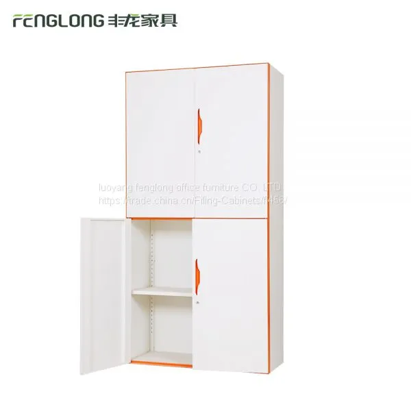 Factory Price Wholesale Bedroom Furniture Wardrobe Cabinet 2 Tier 4 Swing Door Filing Cabinet photo-4