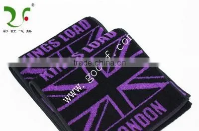 100% Cotton Yarn Dyed Jacquard Fitness Towel photo-3
