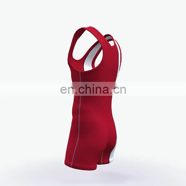 Cheap Custom Sublimation Wrestling Singlets for Sale photo-3