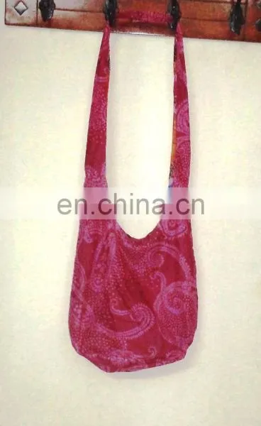 Ladies Large Reversible Hobo Bag