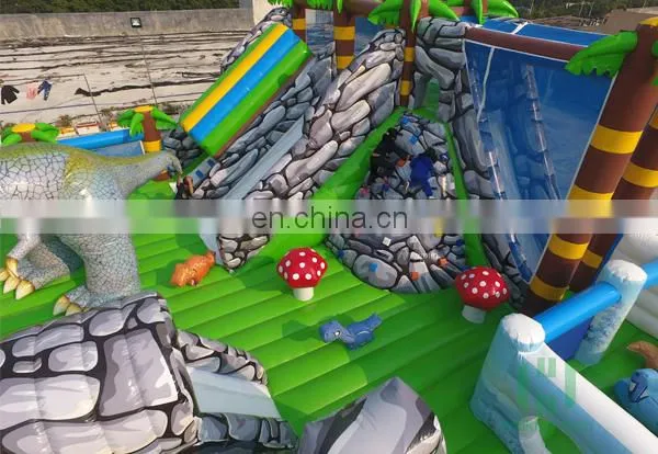 HI 0.55mm PVC Kids and Adults Inflatable Dinosaur Amusement Park Games for Sale From China Factory photo-6