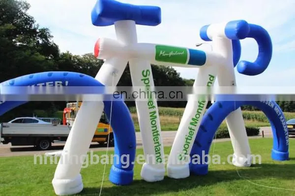 Newest Customized Model Inflatable Bicycle for Sale Inflatable Bike for Advertising photo-2
