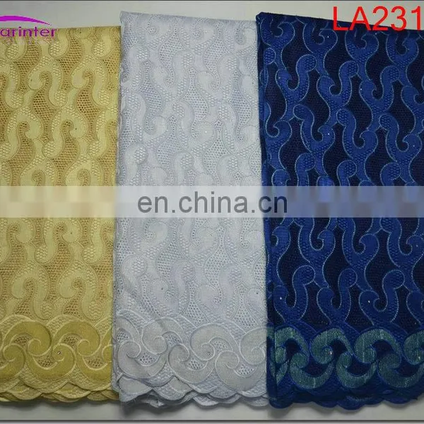 Lace Materials Fabric Textile African Lace Fabrics Big Voile Lace photo-5