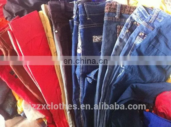 Used Clothing Women Men Pants Clothes photo-4