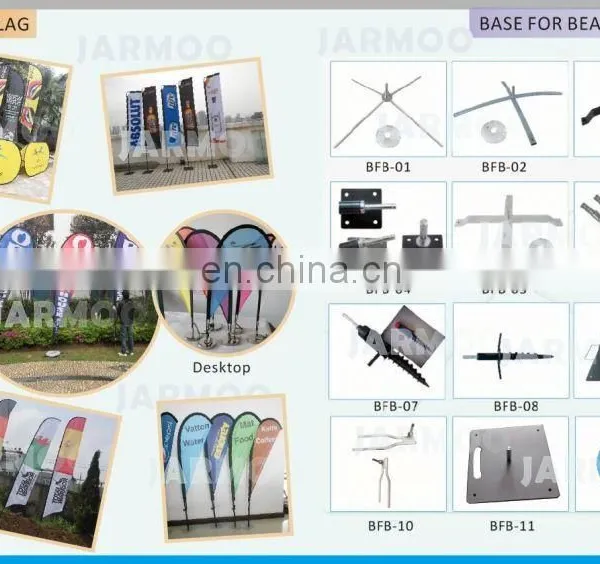 Polyester Beach Flag for Promo and Advertising photo-3