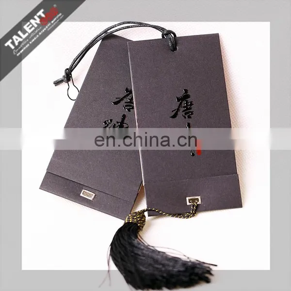 Custom Attractive Designs Casual Jeans Paper Hang Tags for Apparel Garment photo-4