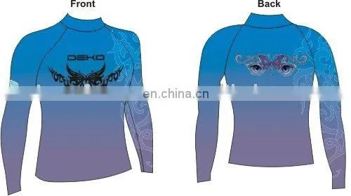 2016 THE NEWEST STYLISH Women Printed Rash Guard