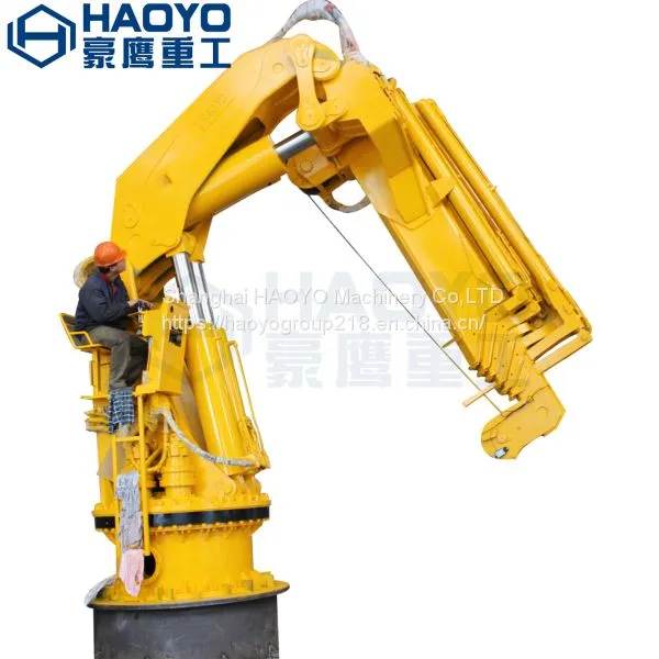 Foldable Hydraulic Marine Boom Offshore Crane