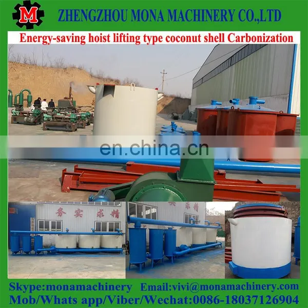 Top Quality Charcoal Carbonization Furnace/stove/oven //the Best Quality Hoist Loading Gas Flow Carbonization photo-6