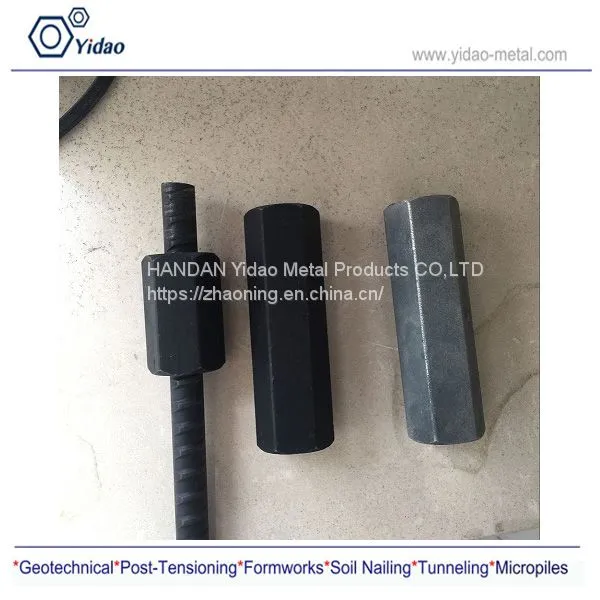 Hexagonal Coupler Long/contact Couplers/post Tensioning Bar Accessory / High Strength Thread Steel Bar Accessory photo-2