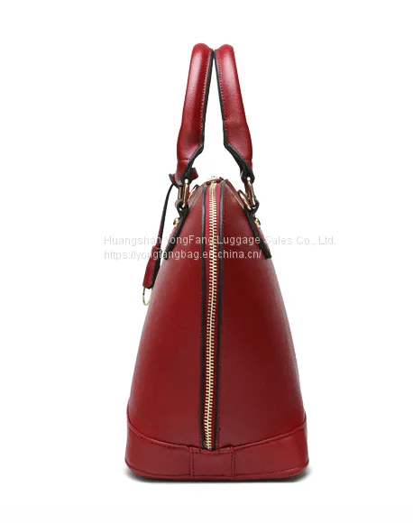 Shell Bag European and American Fashion Handbag Cowhide Shoulder Bag photo-3