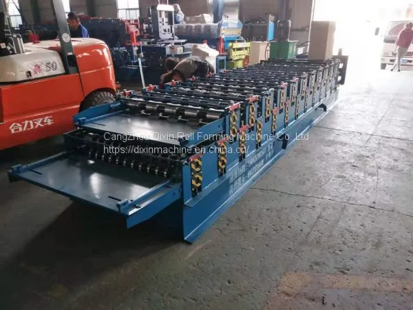 NEW Typ Double Layer Roof Automatic Tile Roll Making Forming Machine photo-5
