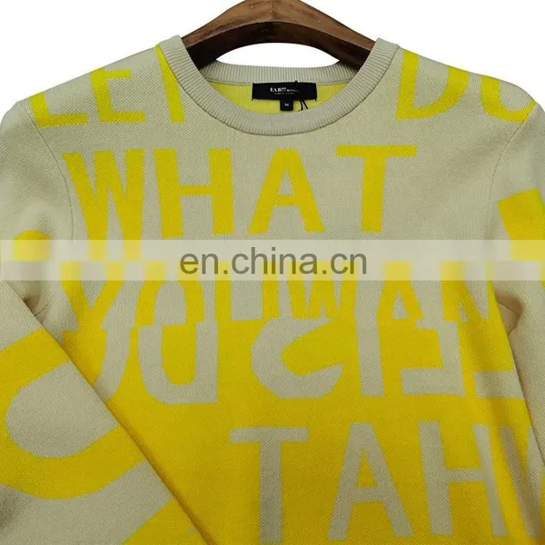 DiZNEW Wholesale Acrylic Pullover Mens Custom Sweater Printing photo-6